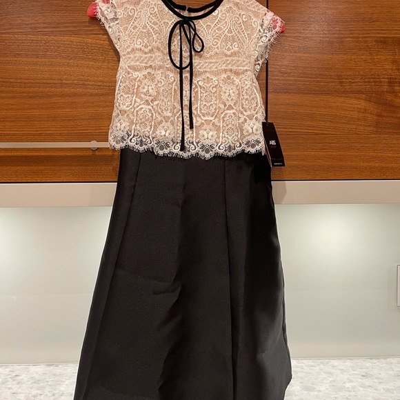 ABS by Allen Schwartz Lace Taffeta dress - Picture 4 of 10